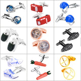 30 Mixed Novelty Cufflinks for Mens French Shirt Sleeve Cuff buttons