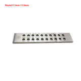 Tungsten Carbide Drawplate Square Shape 30 Holes 0.5-3.0mm