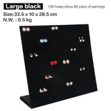 Velvet Stud Earrings Display Rack Pin Ear Ring Jewelry Storage