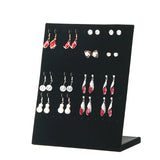 Velvet Stud Earrings Display Rack Pin Ear Ring Jewelry Storage