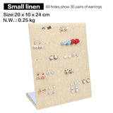 Velvet Stud Earrings Display Rack Pin Ear Ring Jewelry Storage