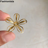 30 pcs Brass Flower Bead Caps 29mm for DIY Jewelry Crafts