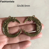 30 pcs Vintage Metal Moon Girl Charms for Earrings Making DIY Jewelry Findings