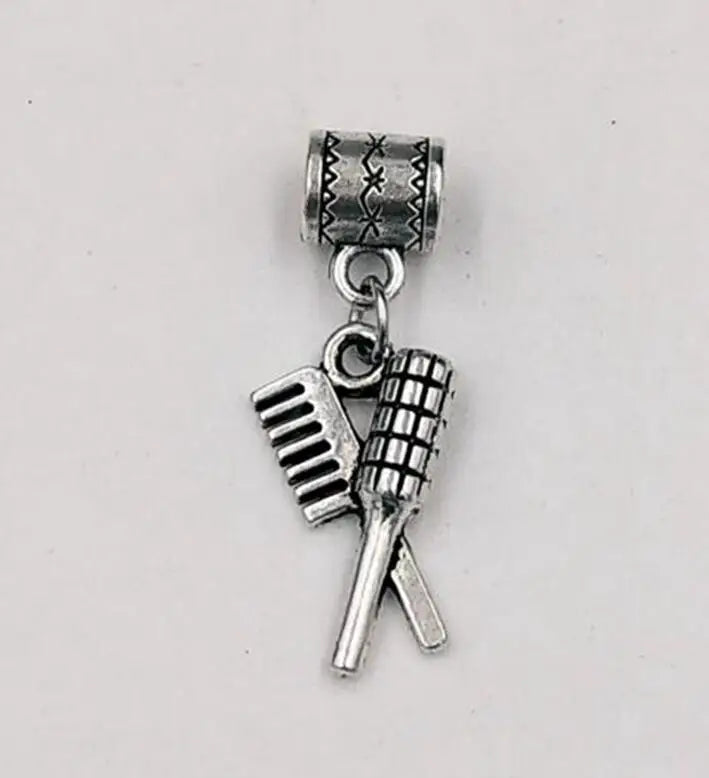 30 Vintage Mixed Combs Pendants for Jewelry Making