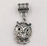 30 pcs Mixed Owl Honeycomb Charms Pendant Jewelry Accessories