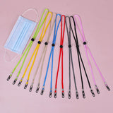 30pcs Holder Rope Mask Strap Diy Adjustable Safety Lanyard Beaded Necklace