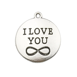 30 pcs Mixed Inspiration Words Charms Pendants for Jewelry Making DIY