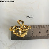 30 pcs Metal Lucky Clouds Charms Pendant 24x29mm Gold/KC Gold/Silver