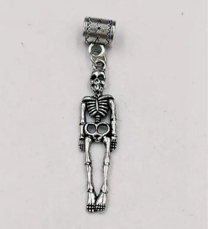 30 pcs Skeleton Party Halloween Accessory Party Vintage Punk Pendants