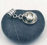 30 pcs Teacup Teapot Dangle Bead for European Charm Bracelet Vintage Pendants
