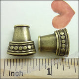 30 pcs Vintage Charms Skirt Pendant for DIY Jewelry Making