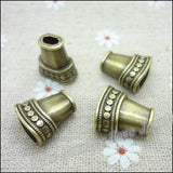 30 pcs Vintage Charms Skirt Pendant for DIY Jewelry Making