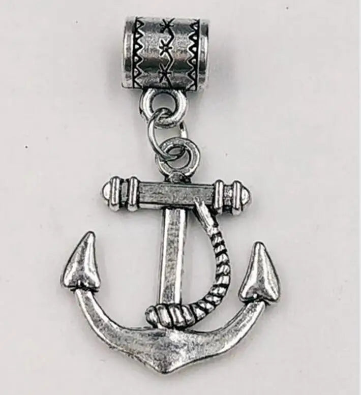 30 pcs Vintage Boat Anchor Charms Pendants Jewelry Making