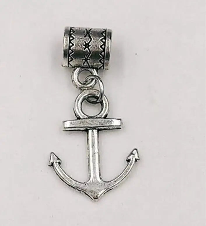 30 pcs Vintage Boat Anchor Charms Pendants Jewelry Making