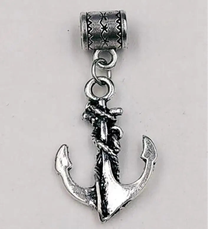 30 pcs Vintage Boat Anchor Charms Pendants Jewelry Making