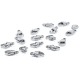 30Pcs Gold-Plated Stainless Steel Hook Necklace & Bracelet Chain Accessories