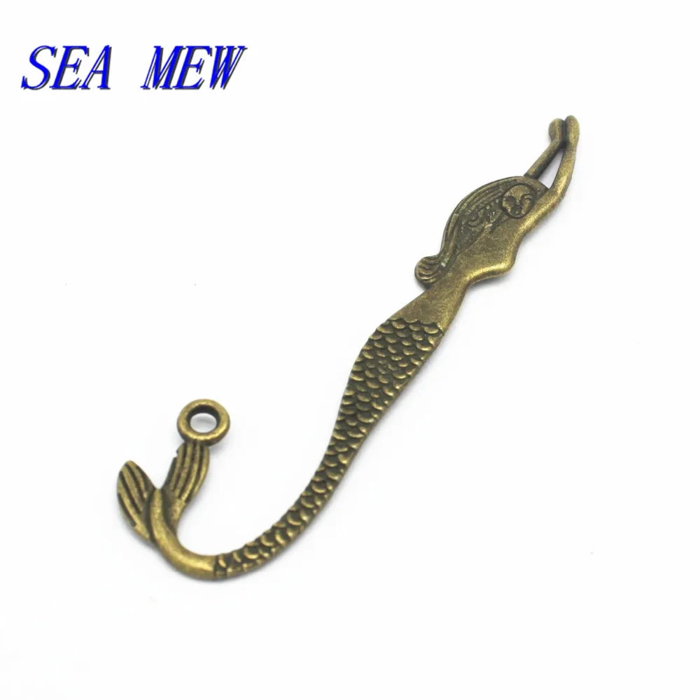 Vintage Style Metal Sea-maid Bookmarks (30 pcs/lot)