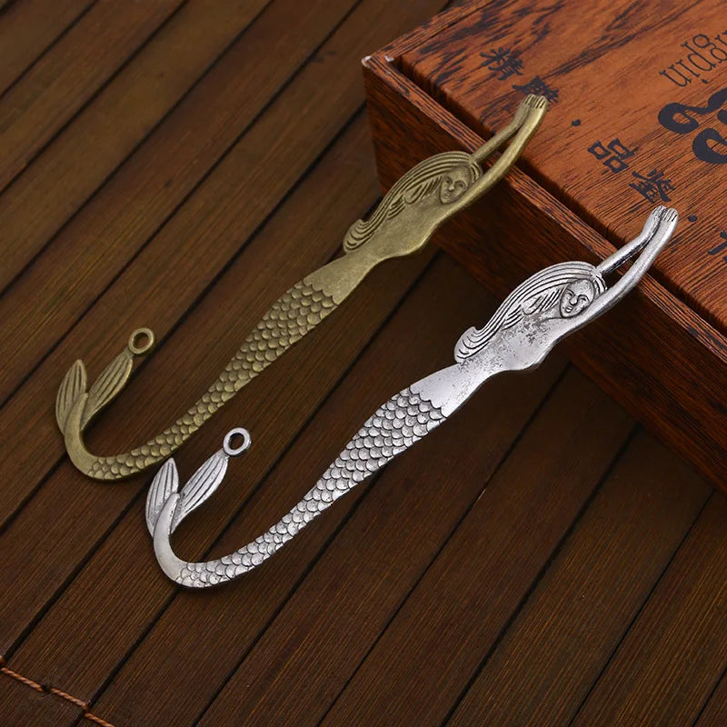 Vintage Style Metal Sea-maid Bookmarks (30 pcs/lot)
