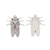 30 x Tibetan Silver Cicada Insect Bug Charms Pendants for DIY Necklace Bracelet