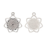 Tibetan Silver Heart Charms Pendants for Jewelry Making