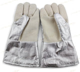 Industrial Heat-Resistant Gloves 300-400 Degrees Aluminum Foil