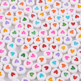 300/500Pcs Acrylic Letter Beads 4x7mm Alphabet Spacer DIY Bracelets