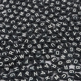 300/500Pcs Acrylic Letter Beads 4x7mm Alphabet Spacer DIY Bracelets