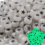 Luminous Round Loose Beads 4x7mm 6x10mm Glow in Dark Acrylic Beads DIY Jewelry