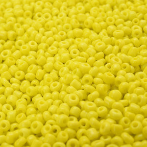 300/600/1500pcs 3mm Mix Yellow Czech Glass Seed Spacer Beads