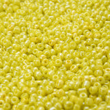 300/600/1500pcs 3mm Mix Yellow Czech Glass Seed Spacer Beads