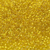 300/600/1500pcs 3mm Mix Yellow Czech Glass Seed Spacer Beads