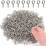 300-600pcs Mini Screw Eye Pins Metal Eyepins Hooks for DIY Jewelry Making