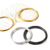 300 Circles/set 0.6mm Memory Wire For Jewelry DIY 3 Colors Beading Wire