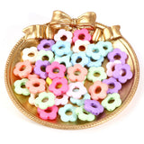 300 Pcs Flower Shape Acrylic Beads for DIY Jewelry Making