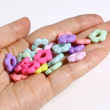 300 Pcs Flower Shape Acrylic Beads for DIY Jewelry Making