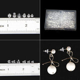 300 Pairs Clear Earring Safety Backs Stopper 2mm