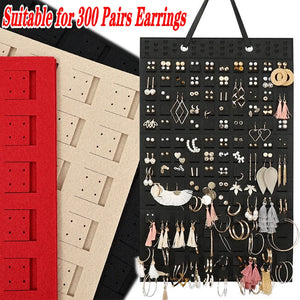 Wall Mounted Earrings Hanging Organizer Jewelry Holder