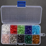 300 Pcs 8Mm Glass Beads, Crystal Beads for Jewelry Making