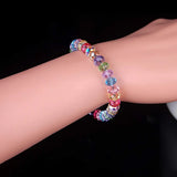 300 Pcs 8mm Faceted Crystal Beads for Jewelry Making