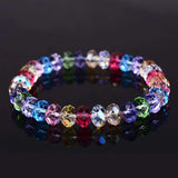 300 Pcs 8mm Faceted Crystal Beads for Jewelry Making