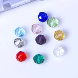 300 Pcs 8mm Faceted Crystal Beads for Jewelry Making