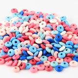 300 Pcs Wooden Bead Spacer Beads for DIY Crafts Baby Pacifier Clip Toys
