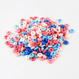 300 Pcs Wooden Bead Spacer Beads for DIY Crafts Baby Pacifier Clip Toys