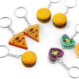 300 Pieces Split Key Ring with Chain Jump Rings Silver Metal Parts