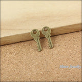 Vintage Charms Modern keys Pendant Antique bronze DIY Metal Jewelry Making