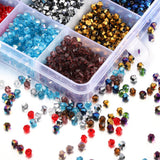 3000Pcs 4mm Crystal Bicone Glass Beads for Jewelry Making