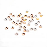 3000Pcs Metal Iron Bead Caps 4x0.7mm