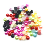 300PCS Half Round Acrylic Flatback Pearl Beads for Crafts DIY Decoration