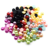 300PCS Half Round Acrylic Flatback Pearl Beads for Crafts DIY Decoration