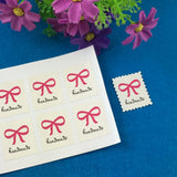300PCS Rose Red Adhesive Sticker Labels for Jewelry/Box/Bag